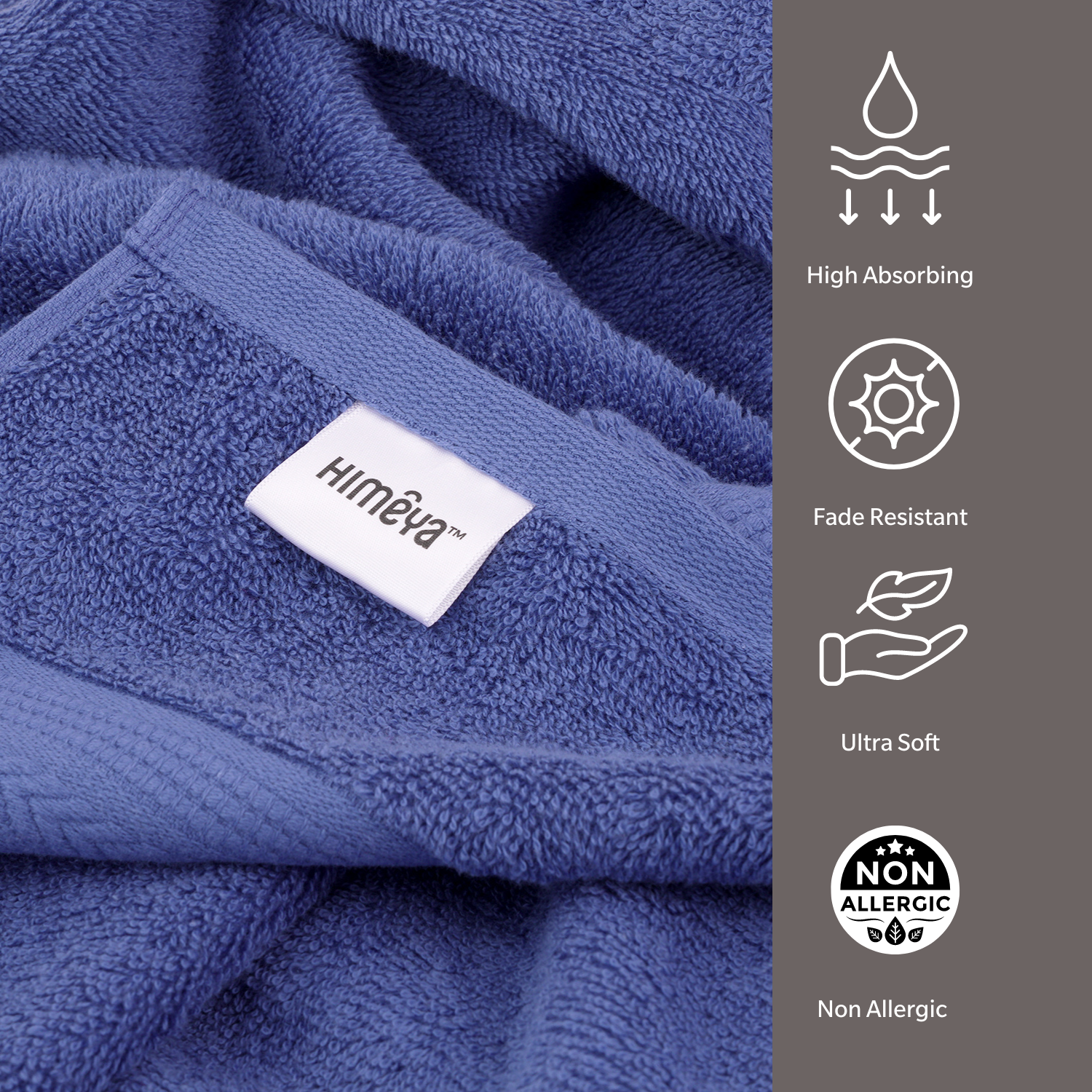 100% Cotton 500 GSM Bath towel